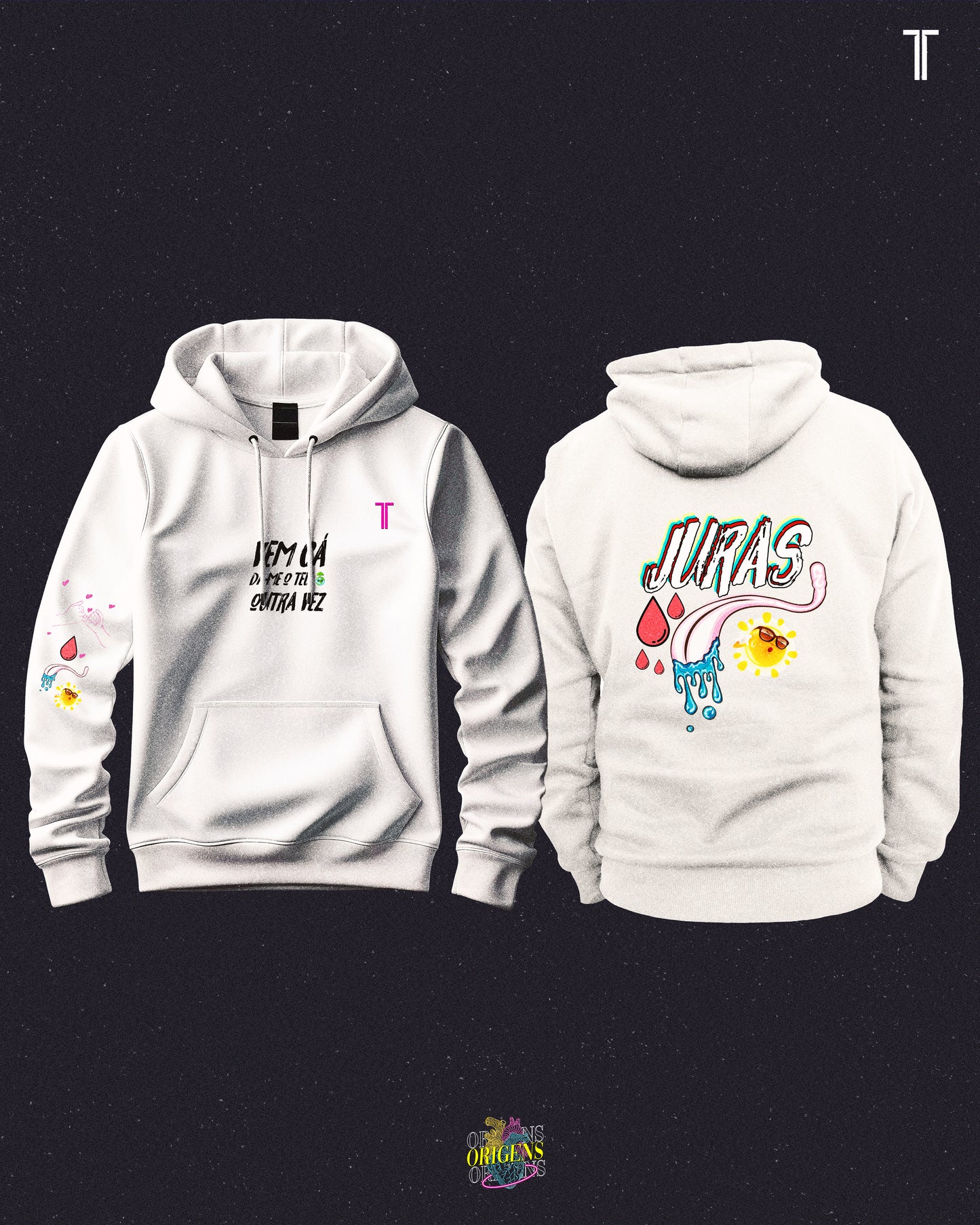 Hoodie "Vem Cá"
